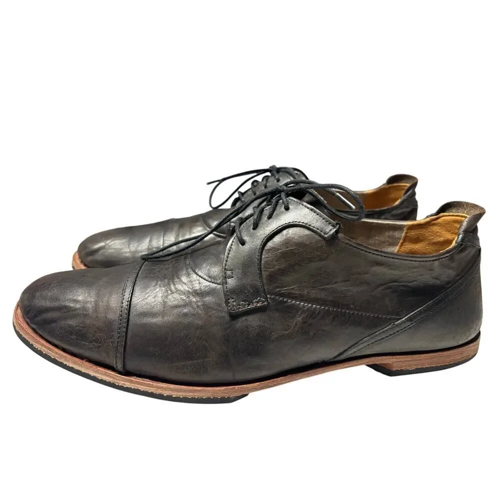 Timberland Boot Company Wodehouse Cap Toe Oxfords, black leather, men’s size 11